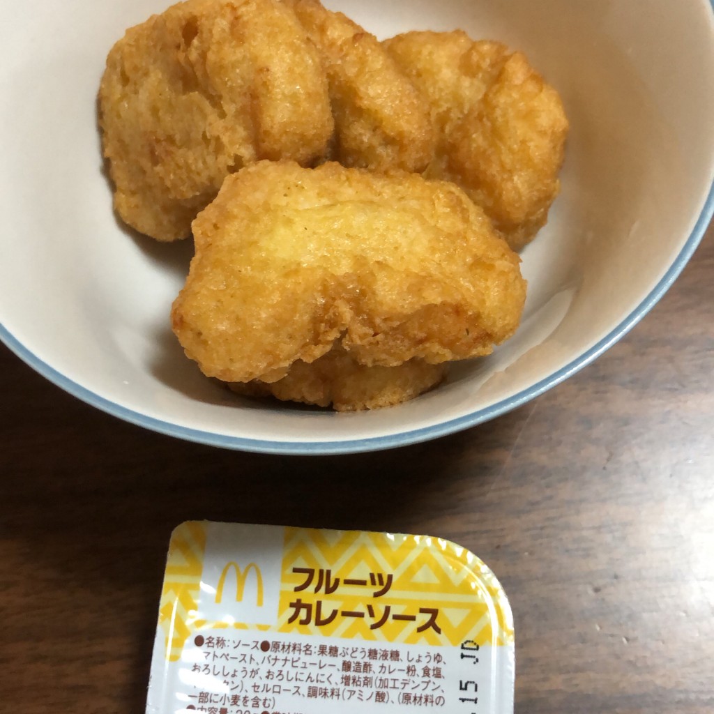 ユーザーが投稿したチキンマックナゲットの写真 - 実際訪問したユーザーが直接撮影して投稿した東金町ファーストフードマクドナルド 金町北口店の写真