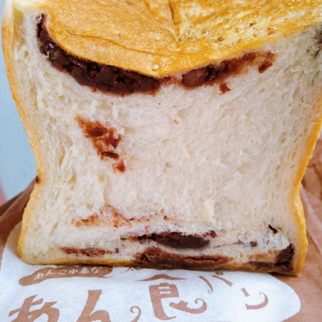 ユーザーが投稿したあん食パンの写真 - 実際訪問したユーザーが直接撮影して投稿した緒川ベーカリーハートブレッド アンティーク イオンモール東浦店の写真