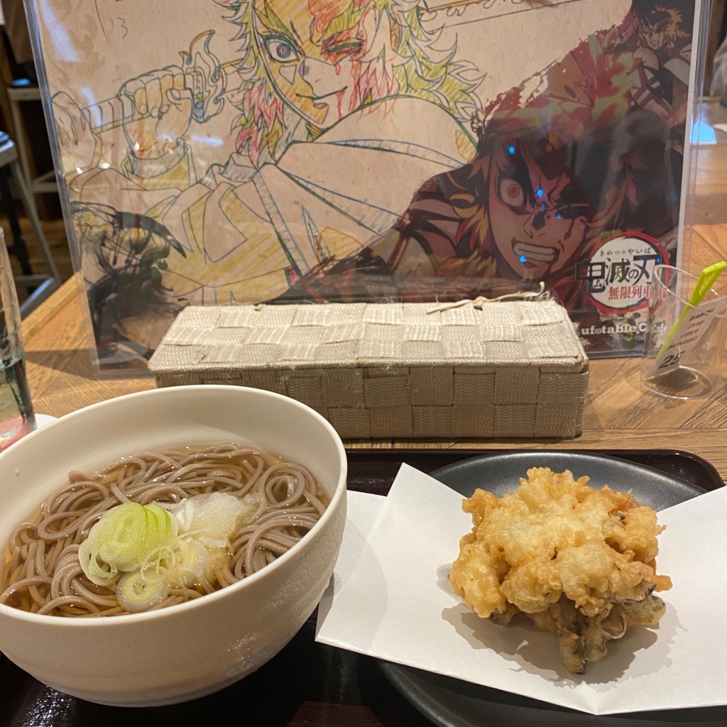 ユーザーが投稿したうまい蕎麦とうまいかき揚げ [A]の写真 - 実際訪問したユーザーが直接撮影して投稿した野方テーマカフェマチ★アソビCAFE 東京の写真