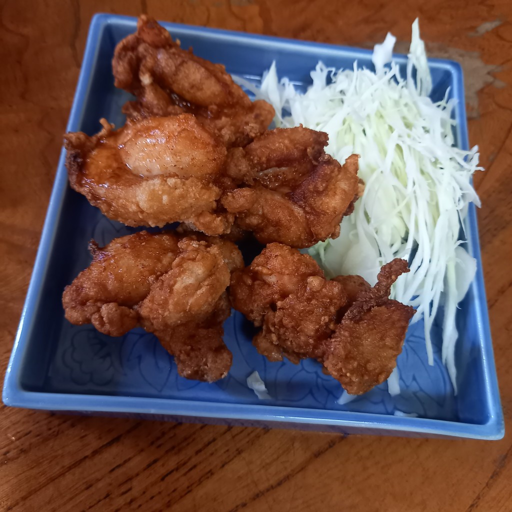 ユーザーが投稿した鶏の唐揚げの写真 - 実際訪問したユーザーが直接撮影して投稿した原町うどん鶴岡の写真