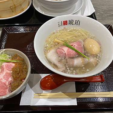 宍道湖しじみ中華蕎麦 琥珀 ららぽーと福岡店のundefinedに実際訪問訪問したユーザーunknownさんが新しく投稿した新着口コミの写真