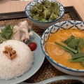 1290ハーフ&ハーフセット - 実際訪問したユーザーが直接撮影して投稿した中央タイ料理東京ガパオ エスパル仙台店の写真のメニュー情報