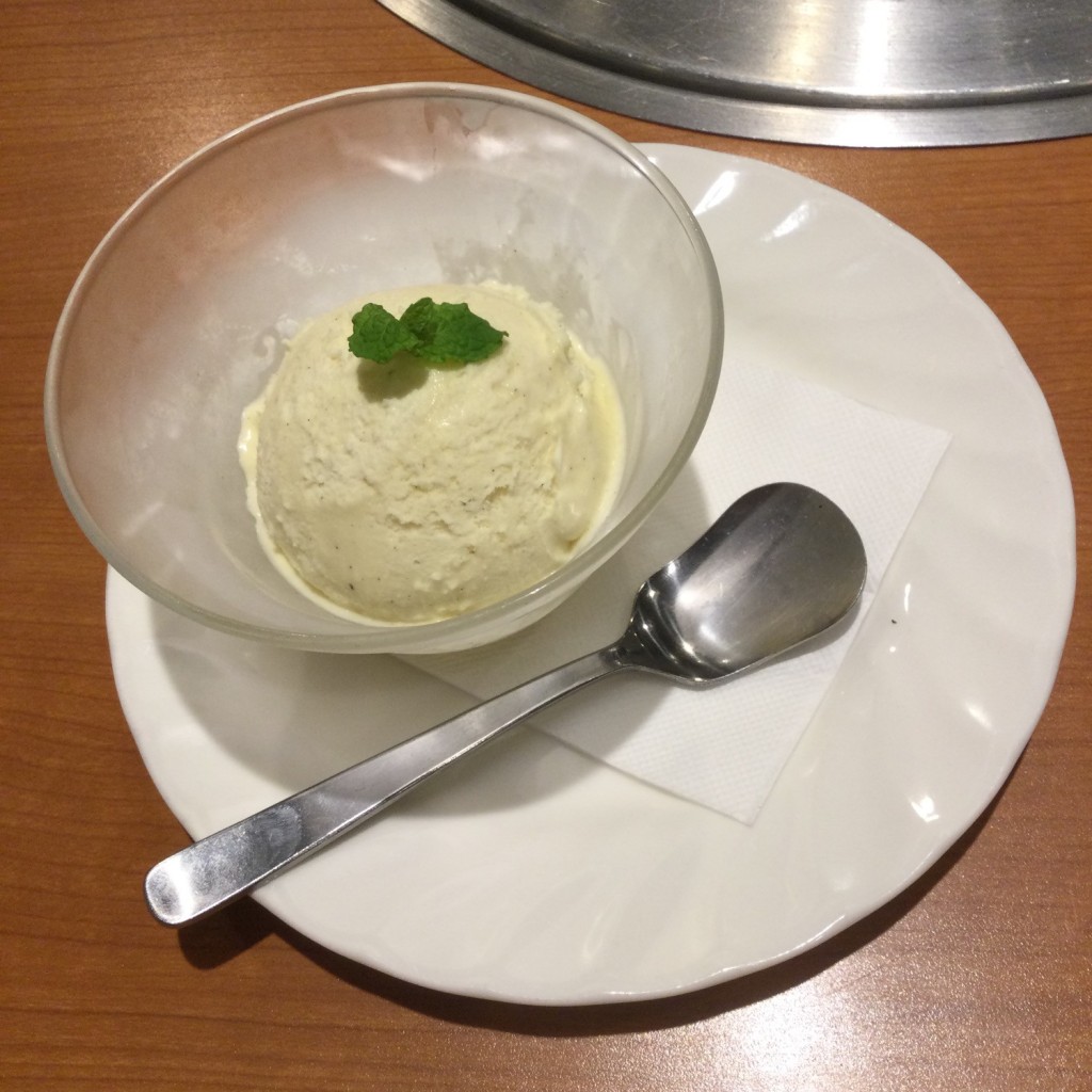 ユーザーが投稿したC  150円バニラアイスの写真 - 実際訪問したユーザーが直接撮影して投稿した浅間町焼肉安楽亭 府中浅間町店の写真