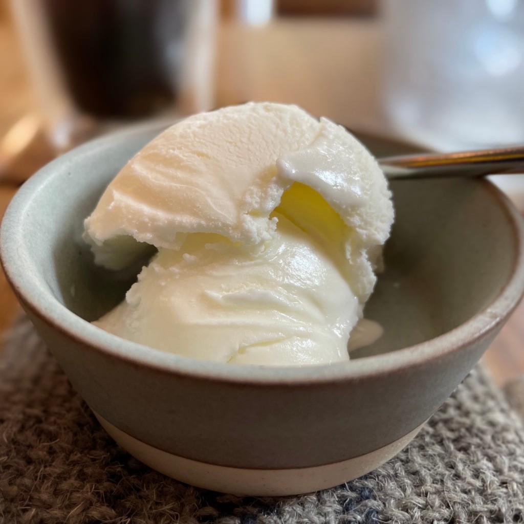 ユーザーが投稿したトースト用アイスの写真 - 実際訪問したユーザーが直接撮影して投稿した太子堂カフェCAFE Mame-Hico 三軒茶屋店の写真