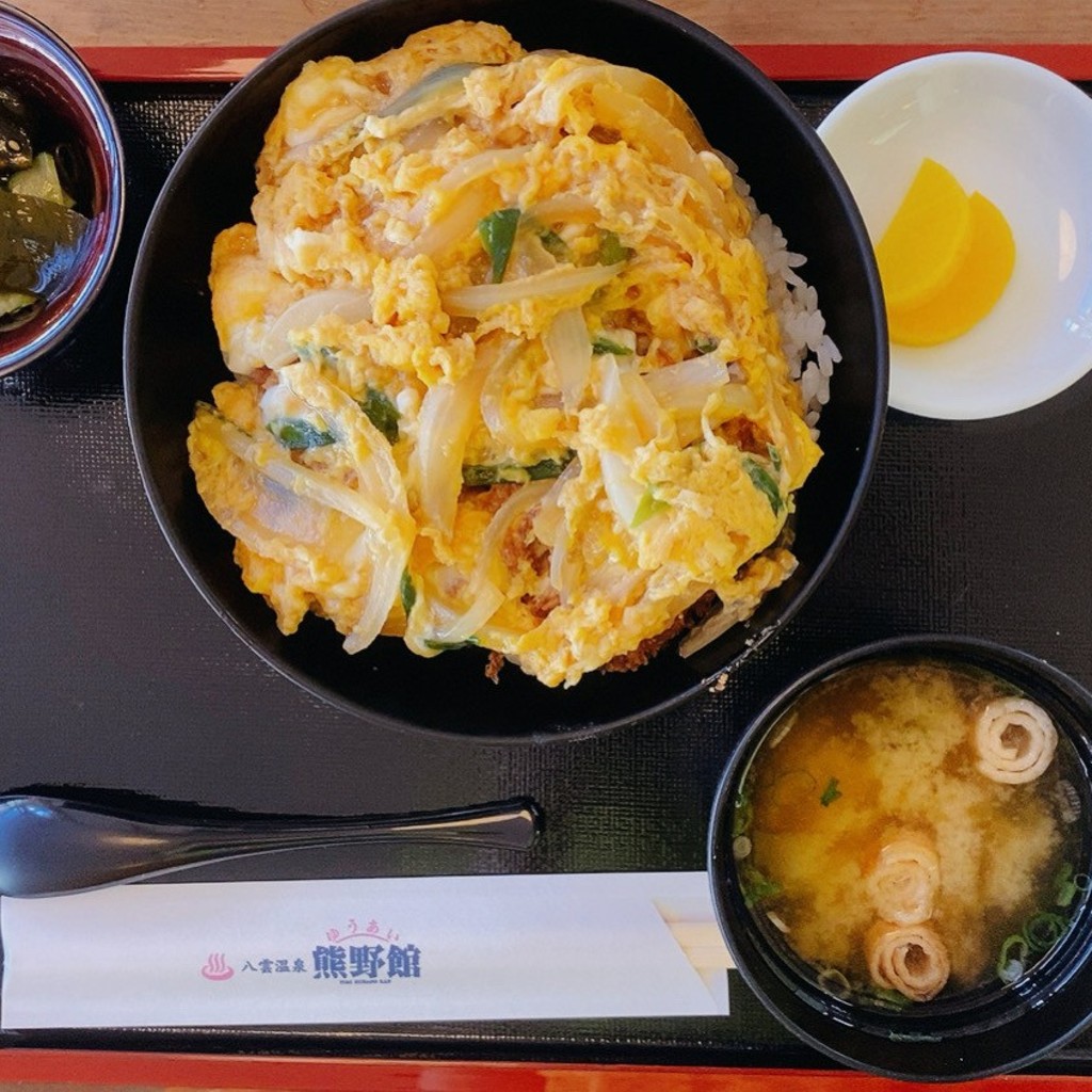 ユーザーが投稿したかつ丼の写真 - 実際訪問したユーザーが直接撮影して投稿した八雲町熊野定食屋くまのの写真