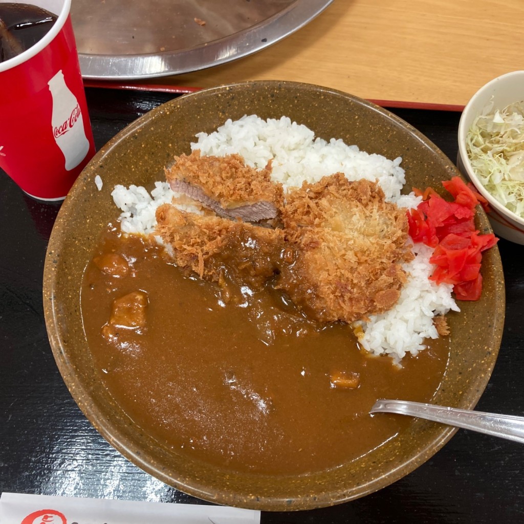 ユーザーが投稿したひれかつカレーの写真 - 実際訪問したユーザーが直接撮影して投稿した公津の杜とんかつとんかついなば和幸 成田ユアエルム惣菜店の写真