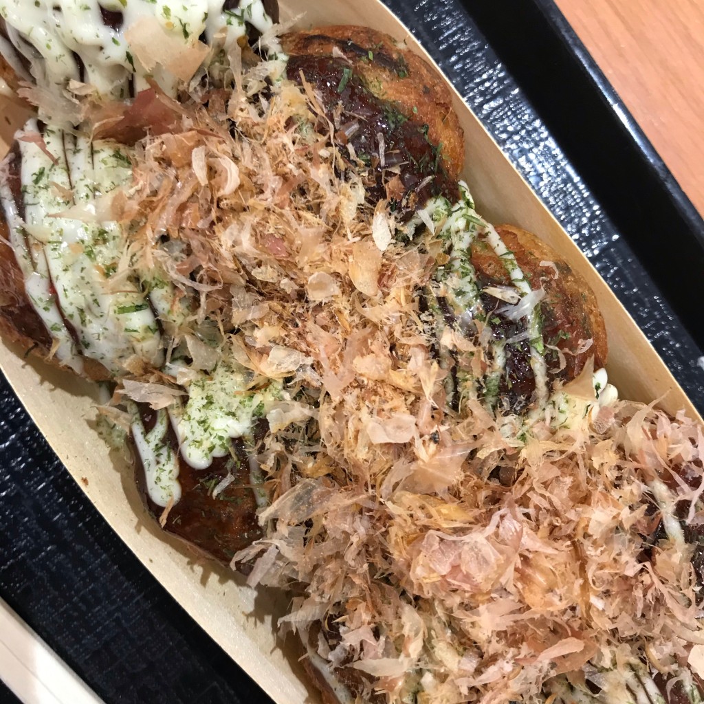 こころ美味しい物大好きさんが投稿した相楽台たこ焼きのお店築地銀だこ イオンモール高の原店/ツキジギンダコ イオンモールタカノハラテンの写真