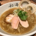 実際訪問したユーザーが直接撮影して投稿した難波ラーメン / つけ麺らーめん和海 なんば店の写真