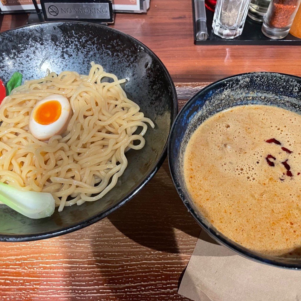 ユーザーが投稿した胡麻味噌坦々つけ麺の写真 - 実際訪問したユーザーが直接撮影して投稿した六本木ラーメン専門店麺匠 竹虎 六本木店の写真