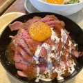 ビーフ丼 - 実際訪問したユーザーが直接撮影して投稿した深沢ビアホールFood Bazaar ザ ビアバーの写真のメニュー情報