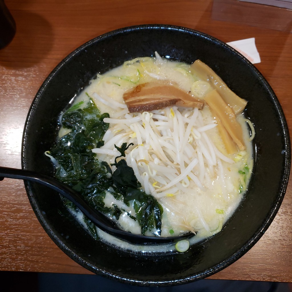 ユーザーが投稿した豚骨ラーメンの写真 - 実際訪問したユーザーが直接撮影して投稿した橋目町中華料理喜福家の写真