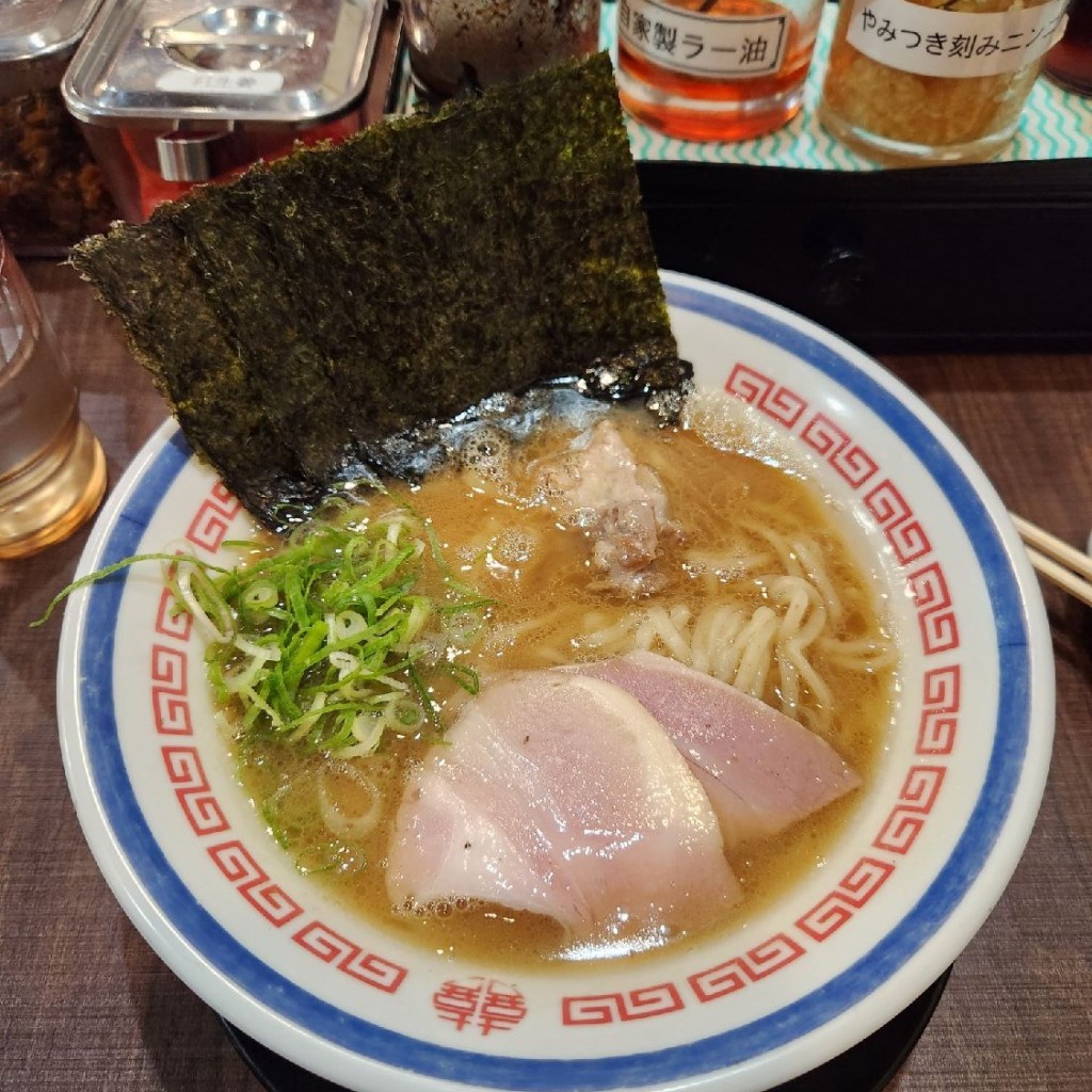 ユーザーが投稿した豚骨醤油ラーメンの写真 - 実際訪問したユーザーが直接撮影して投稿した中村町ラーメン専門店麺や厨 豚骨ノ章の写真