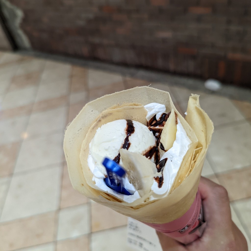 ユーザーが投稿したアイスバナナチョコの写真 - 実際訪問したユーザーが直接撮影して投稿した難波スイーツディッパーダン なんばウォーク店の写真