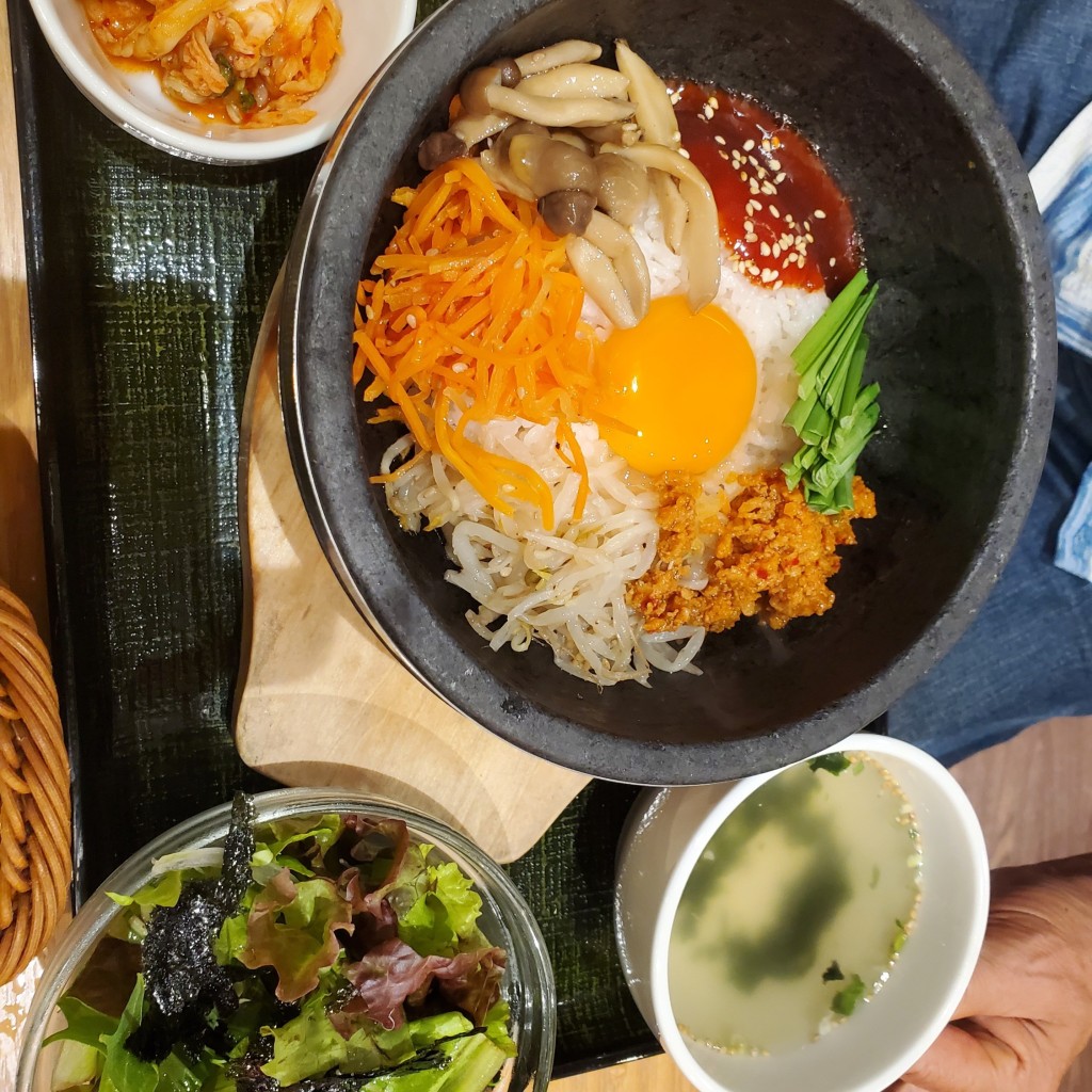 ユーザーが投稿した石焼ビビンバの写真 - 実際訪問したユーザーが直接撮影して投稿した南末広町韓国料理東京純豆腐 イオンモール徳島店の写真