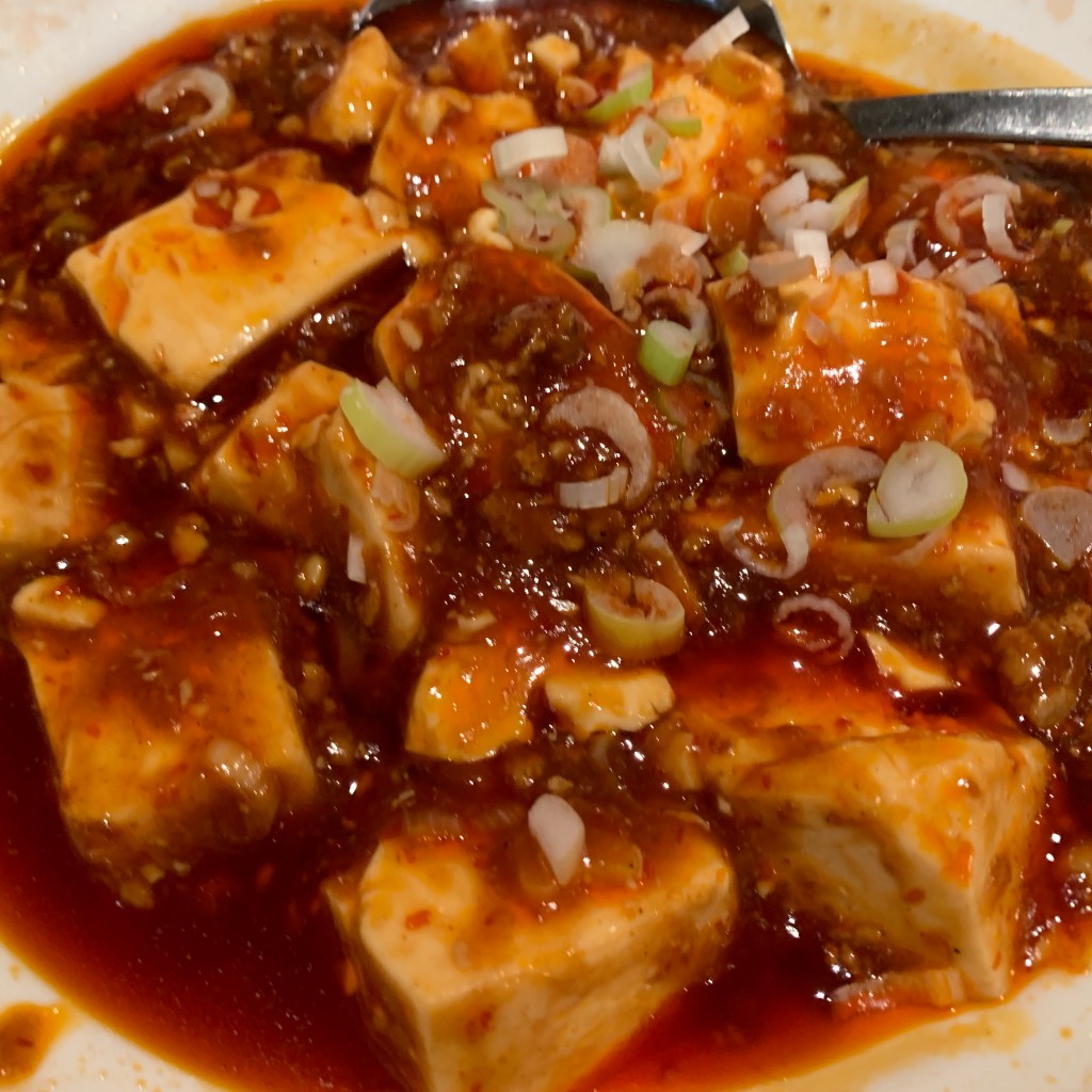 ユーザーが投稿した麻婆豆腐の写真 - 実際訪問したユーザーが直接撮影して投稿したお花茶屋中華料理海輝の写真