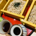 ざるそば(3段) - 実際訪問したユーザーが直接撮影して投稿した加茂和食 / 日本料理サガミ 川西加茂店の写真のメニュー情報