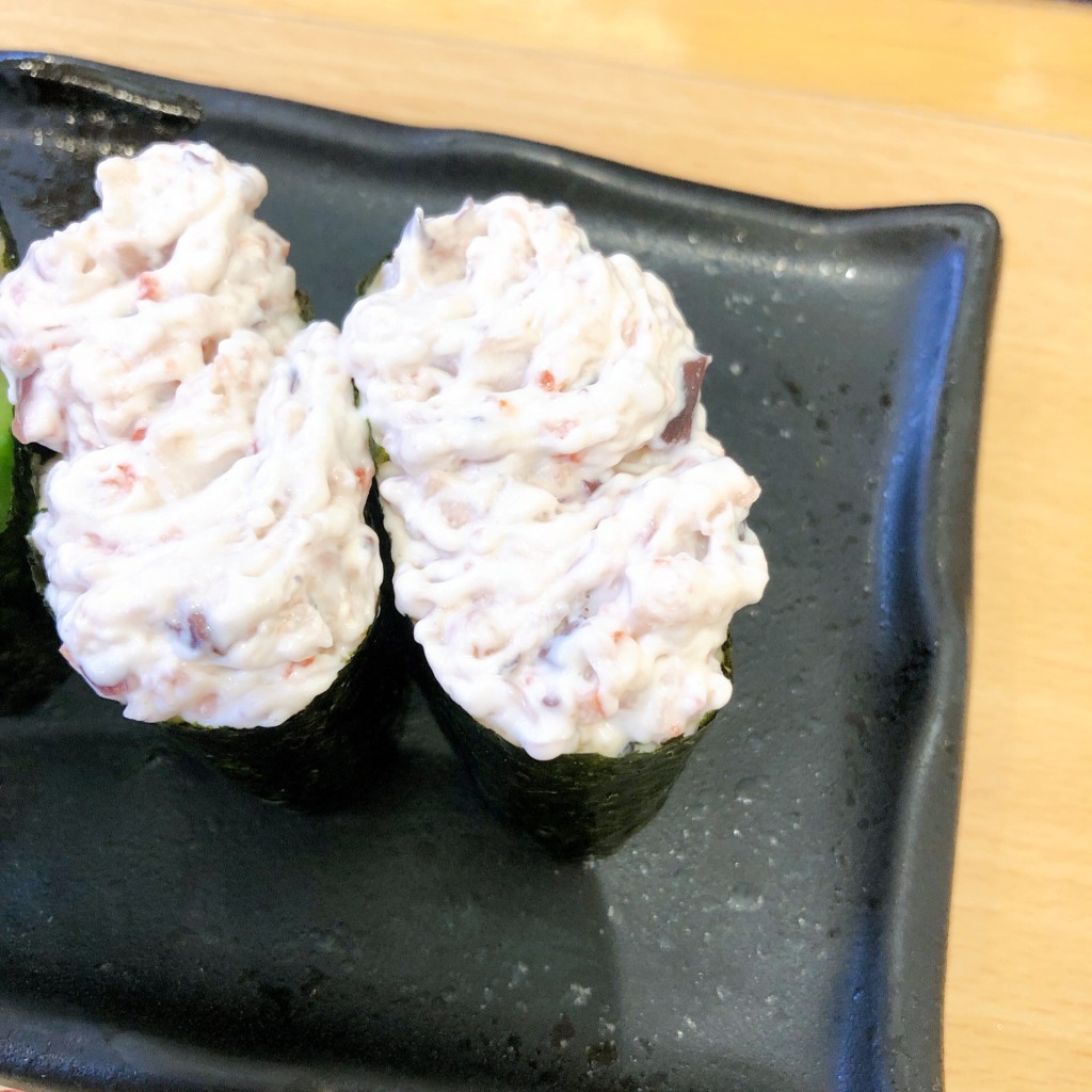 ユーザーが投稿したサラダ軍艦の写真 - 実際訪問したユーザーが直接撮影して投稿した七栄回転寿司かっぱ寿司 富里店の写真