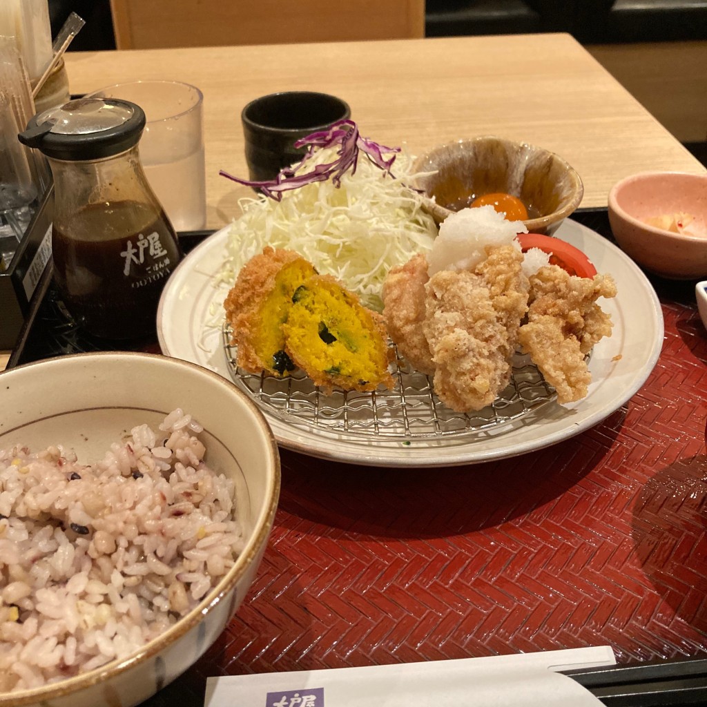 ユーザーが投稿した[定食]大戸屋ランチの写真 - 実際訪問したユーザーが直接撮影して投稿した落合定食屋大戸屋 ココリア多摩センター店の写真