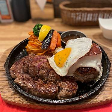 実際訪問したユーザーが直接撮影して投稿した南六条西ステーキSTEAK&HAMBURG ひげ 南6条店の写真