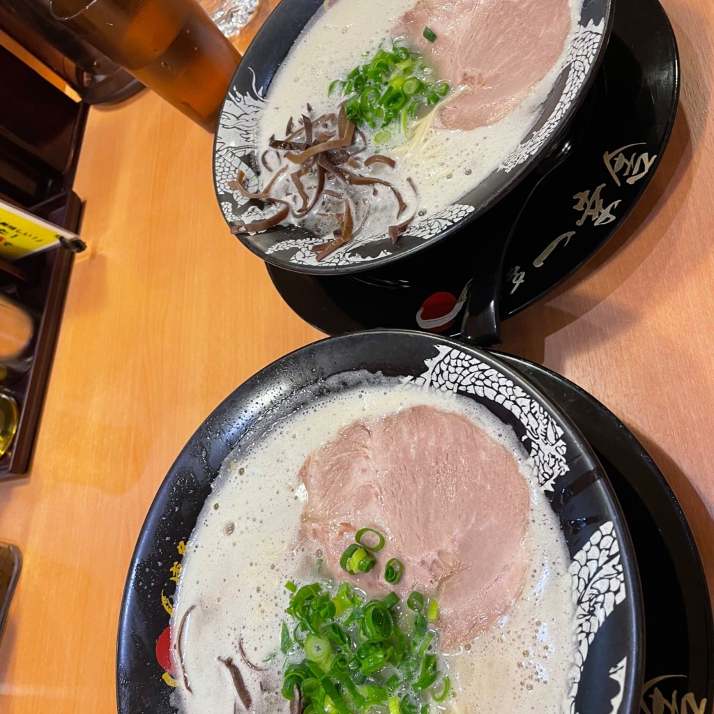 ユーザーが投稿した博多ラーメンの写真 - 実際訪問したユーザーが直接撮影して投稿した博多駅中央街ラーメン専門店博多一幸舎 博多デイトス店の写真