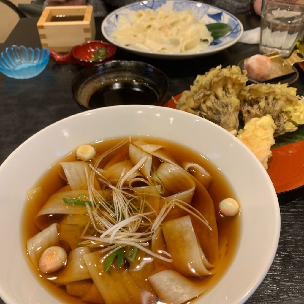 実際訪問したユーザーが直接撮影して投稿した草津郷土料理ひもかわうどん釜吉の写真