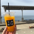 みかんジュース - 実際訪問したユーザーが直接撮影して投稿した双海町大久保カフェ下灘珈琲の写真のメニュー情報