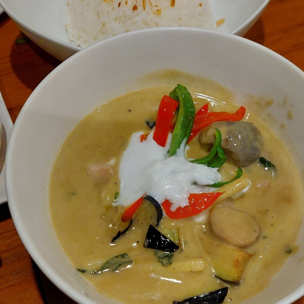 ユーザーが投稿したグリーンカレーの写真 - 実際訪問したユーザーが直接撮影して投稿したニその他飲食店アジアンダイニング・FESTAの写真