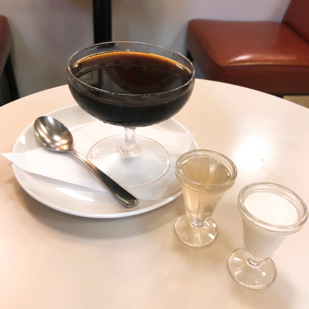ユーザーが投稿したコーヒーゼリーの写真 - 実際訪問したユーザーが直接撮影して投稿した内神田コーヒー専門店珈琲専門店 エースの写真