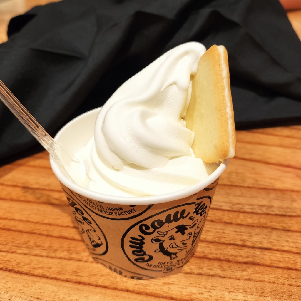 ユーザーが投稿したサンデーミルクの写真 - 実際訪問したユーザーが直接撮影して投稿した那珂スイーツ東京ミルクチーズ工場 カウカウキッチン ららぽーと福岡の写真