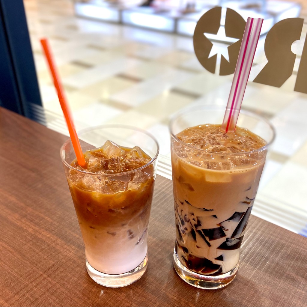 ユーザーが投稿したカフェラテ コーヒーゼリーラテの写真 - 実際訪問したユーザーが直接撮影して投稿した大手町カフェサンマルクカフェ 広島紙屋町店の写真