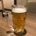 生ビール - 実際訪問したユーザーが直接撮影して投稿した新松戸居酒屋いちげん 新松戸店の写真のメニュー情報