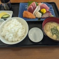 刺身定食 - 実際訪問したユーザーが直接撮影して投稿した亀の甲魚介 / 海鮮料理鮪屋みやぎの写真のメニュー情報