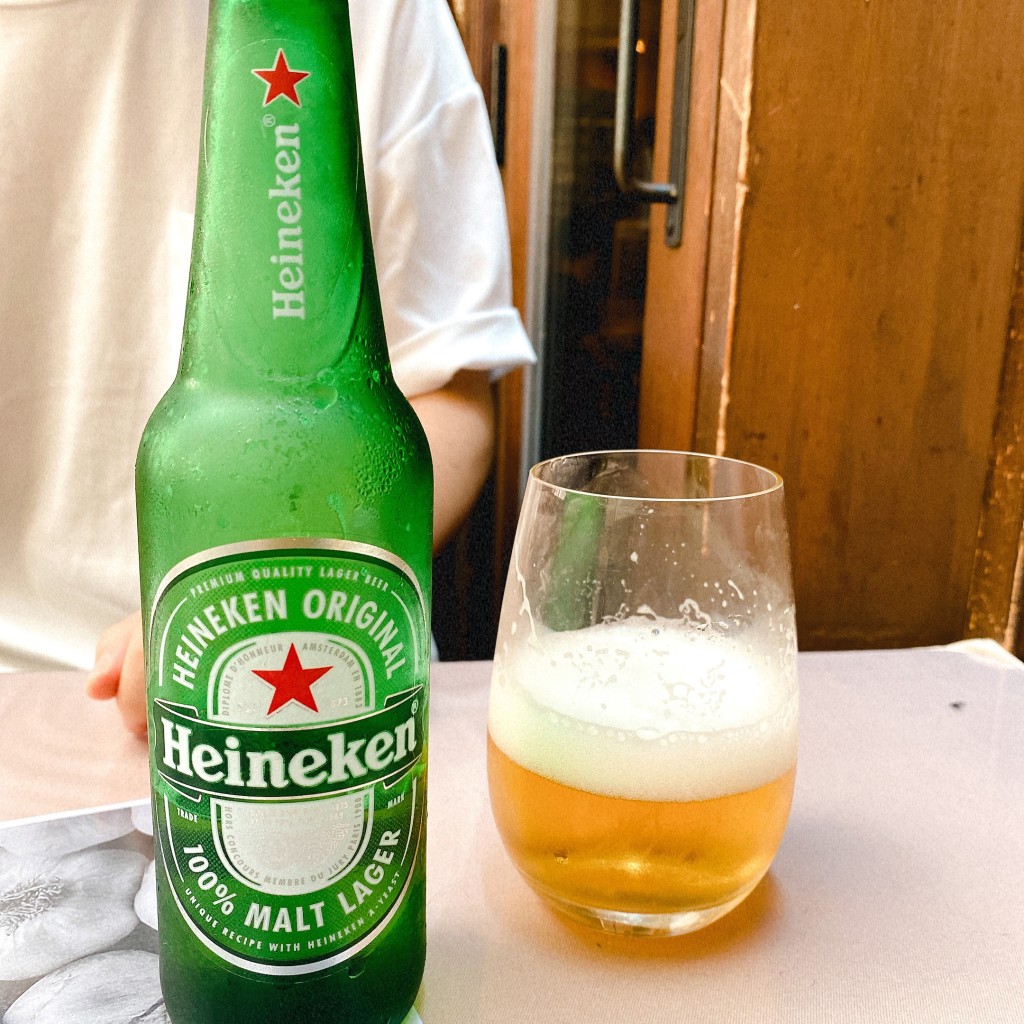 ユーザーが投稿したビールの写真 - 実際訪問したユーザーが直接撮影して投稿した神楽坂パスタカルボナーラ専門店 HASEGAWAの写真