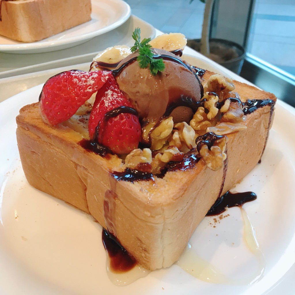 ユーザーが投稿したチョコアイストーストの写真 - 実際訪問したユーザーが直接撮影して投稿した日本橋室町スイーツ千疋屋総本店 Caffe di FESTAの写真