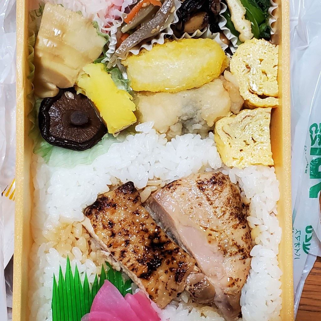 ユーザーが投稿した弁当275円の写真 - 実際訪問したユーザーが直接撮影して投稿した淡路町ドーナツキッチンはら 淡路町店の写真