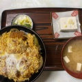 カツ丼(梅) - 実際訪問したユーザーが直接撮影して投稿した曙町とんかつかつや 立川北口店の写真のメニュー情報