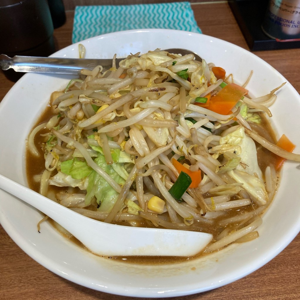 ユーザーが投稿した野菜味噌ラーメンの写真 - 実際訪問したユーザーが直接撮影して投稿した日本橋箱崎町ラーメン / つけ麺麺屋一の写真