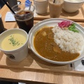 カレーとスープのセット - 実際訪問したユーザーが直接撮影して投稿した豊洲洋食スープストックトーキョー アーバンドック ららぽーと豊洲店の写真のメニュー情報