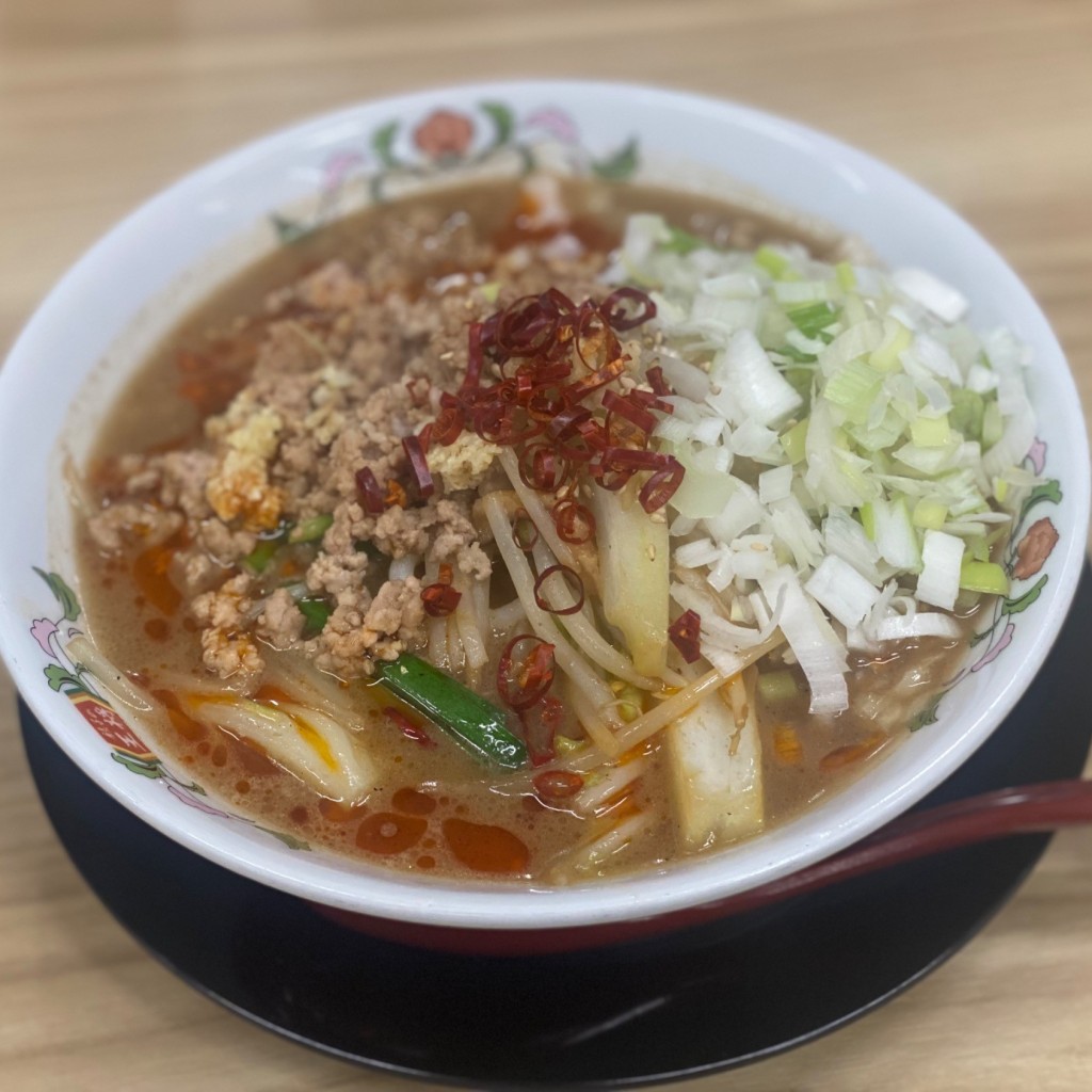 ユーザーが投稿した辣菜麺の写真 - 実際訪問したユーザーが直接撮影して投稿した浜辺通餃子餃子の王将 生田川店の写真