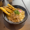 肉ごぼ天うどん - 実際訪問したユーザーが直接撮影して投稿した汐見町うどん資さんうどん 別府店の写真のメニュー情報