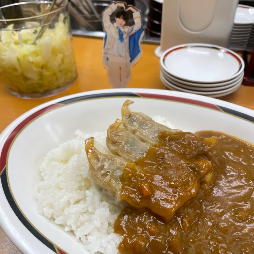 ユーザーが投稿した餃子カレーの写真 - 実際訪問したユーザーが直接撮影して投稿した琴似一条餃子みよしの 琴似店の写真