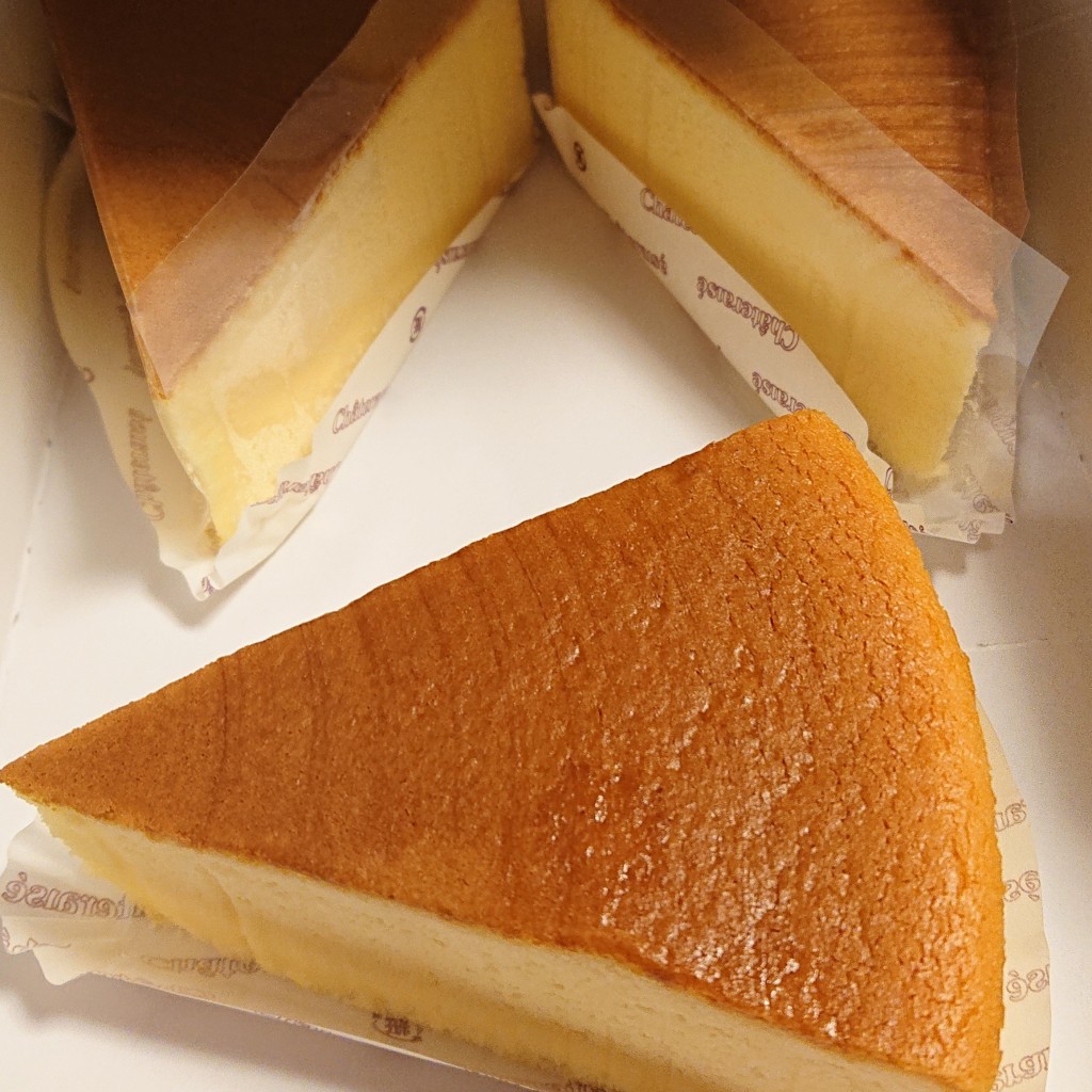ユーザーが投稿したふわふわスフレチーズケーキの写真 - 実際訪問したユーザーが直接撮影して投稿した広古新開スイーツシャトレーゼ 国際通り店の写真