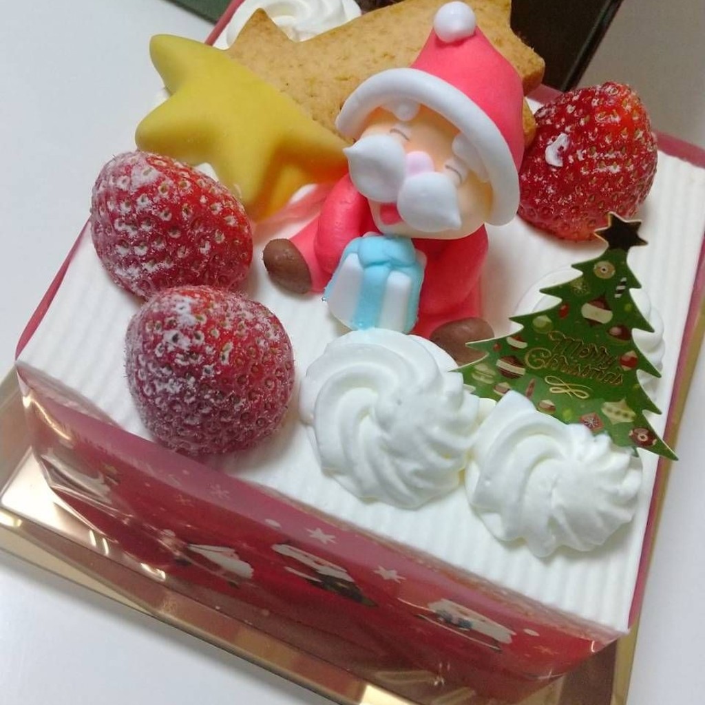 ユーザーが投稿したクリスマスケーキの写真 - 実際訪問したユーザーが直接撮影して投稿した本駒込ケーキパティスリー ロップイヤーの写真