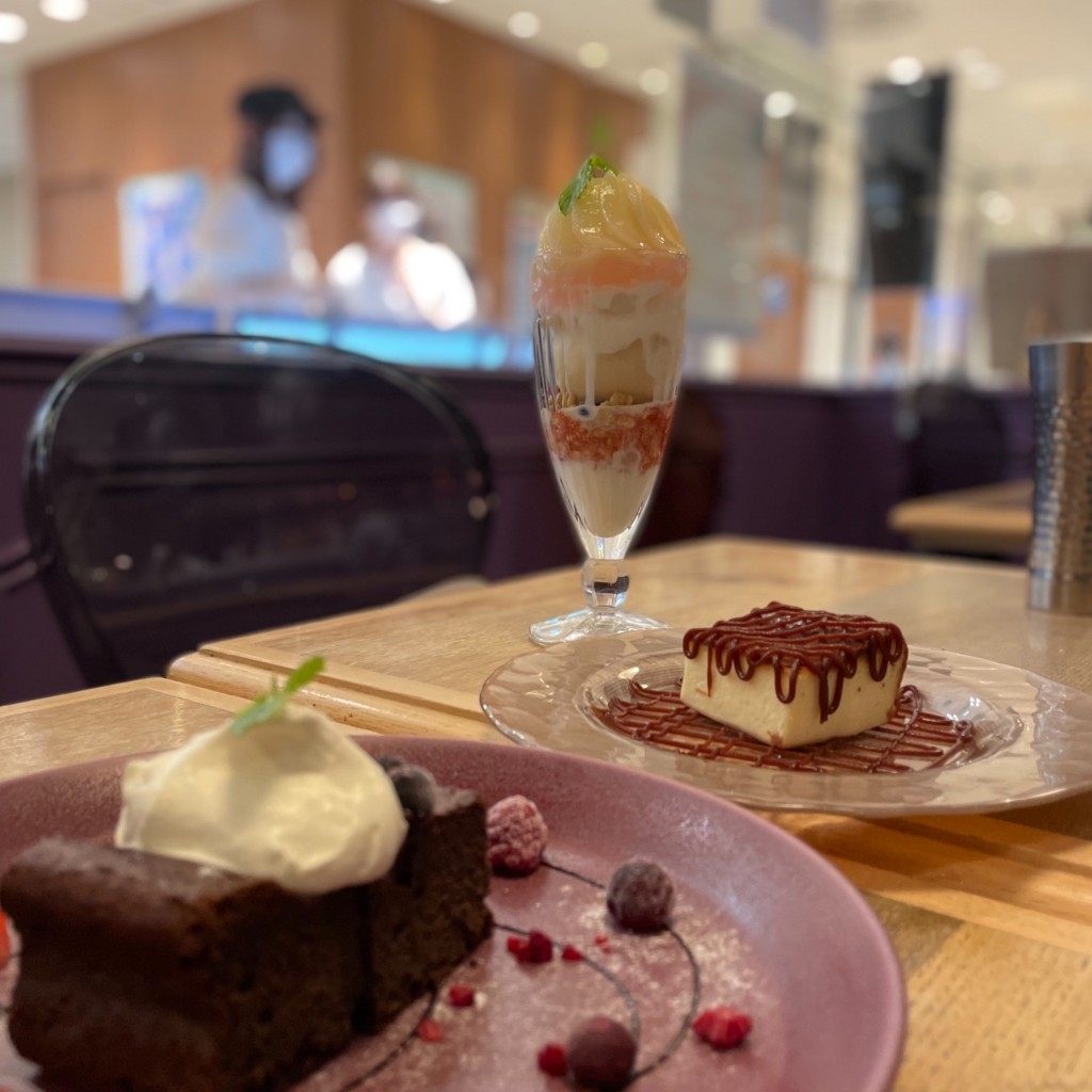 おかしすきーこの子さんが投稿した本通カフェのお店Suzu cafe 広島 parco/SUZU CAFEの写真