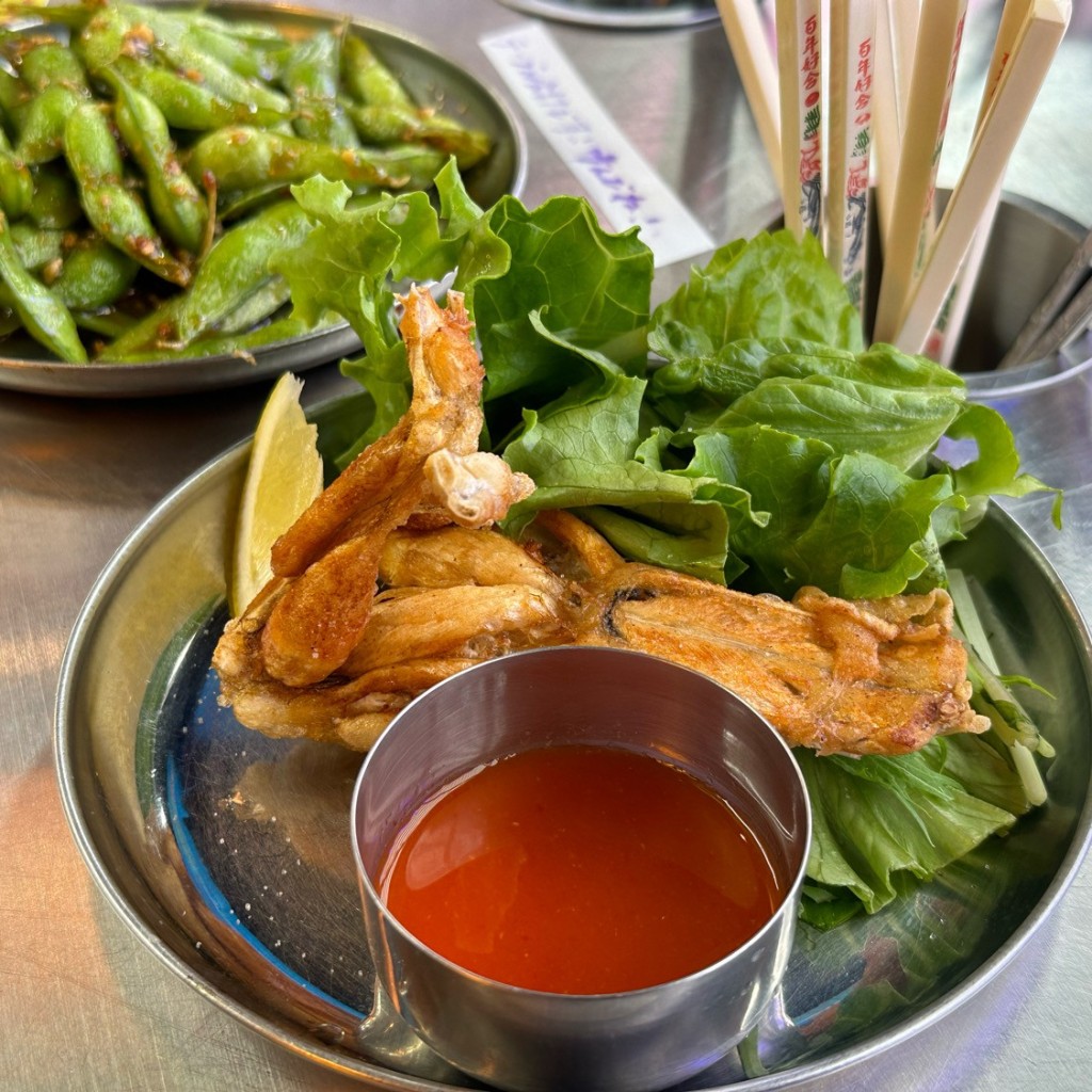 ユーザーが投稿したカエルの素揚げの写真 - 実際訪問したユーザーが直接撮影して投稿した北沢タイ料理タイ屋台 999 下北沢店の写真