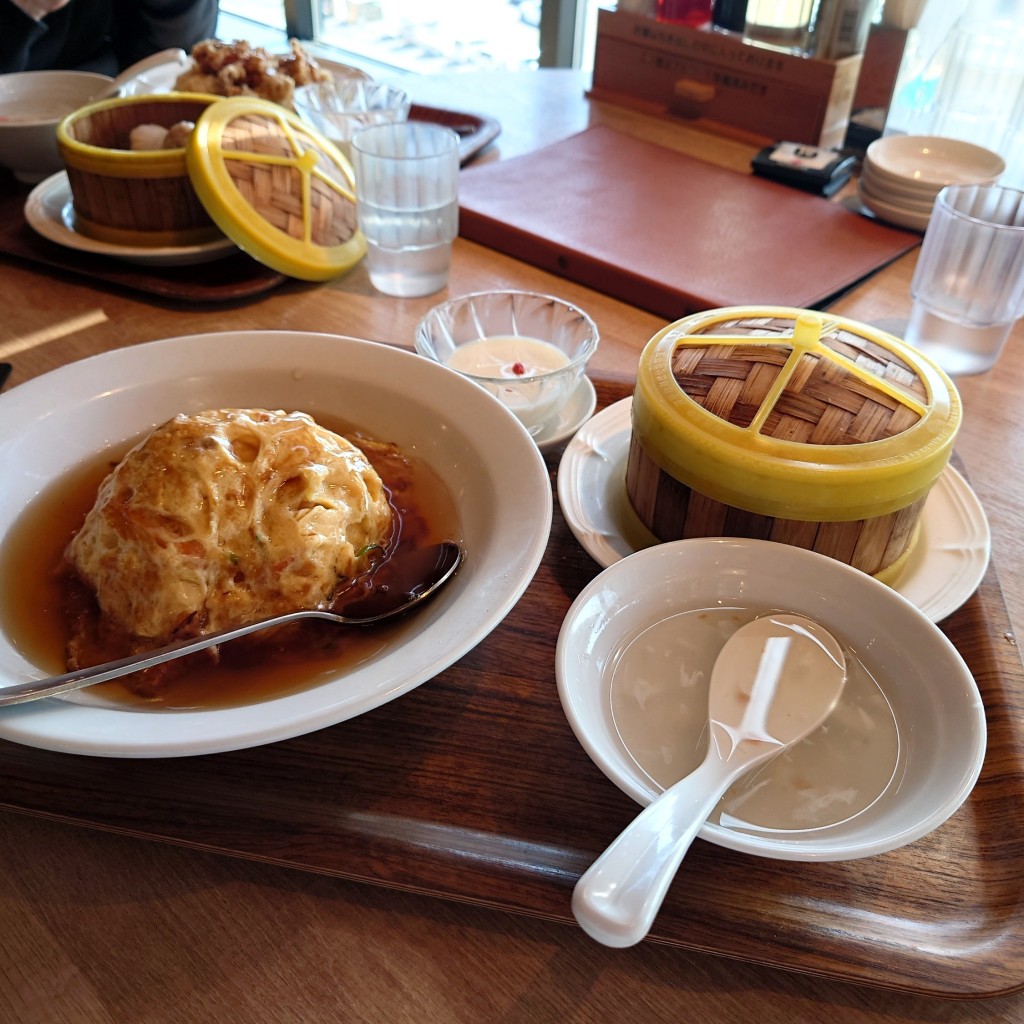 ユーザーが投稿した天津丼 点心の写真 - 実際訪問したユーザーが直接撮影して投稿した小名浜台湾料理台湾点心房 イオンモールいわき小名浜店の写真