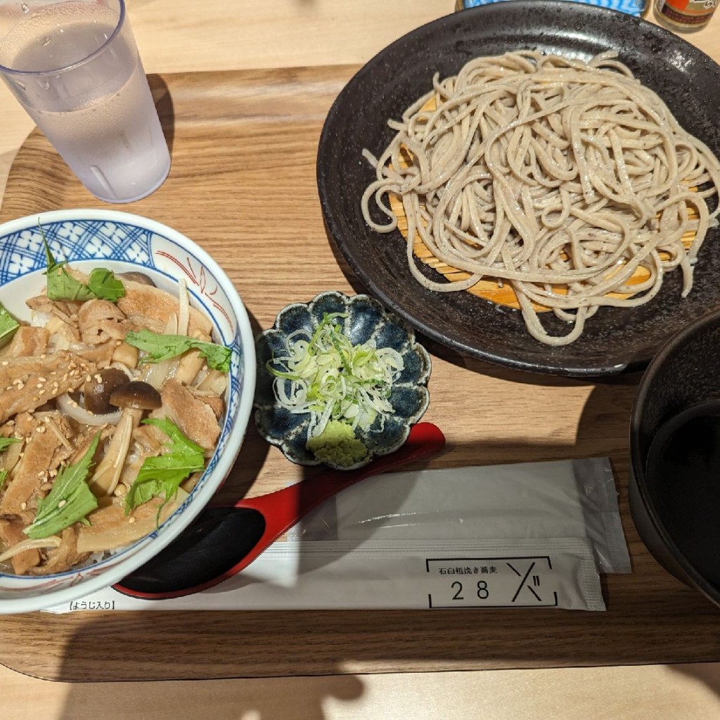 ユーザーが投稿したランチメニューの写真 - 実際訪問したユーザーが直接撮影して投稿した西新宿そば石臼粗挽き蕎麦 28の写真