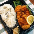 ロースカツ弁当 - 実際訪問したユーザーが直接撮影して投稿した荒牧町カフェSLOW FOOD CAFE 雨ノチ晴レの写真のメニュー情報