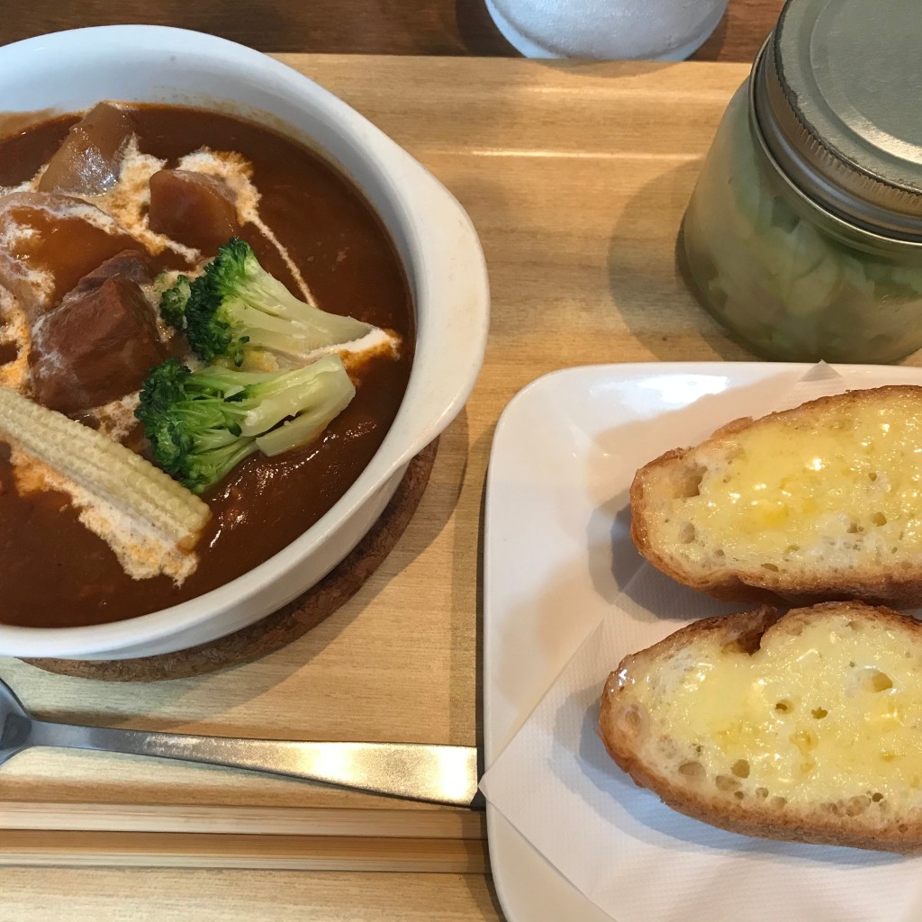 ユーザーが投稿したビーフシチューの写真 - 実際訪問したユーザーが直接撮影して投稿した松風町カフェFunnys cafeの写真