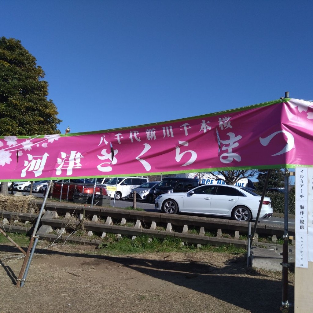 実際訪問したユーザーが直接撮影して投稿した米本地域名所新川千本桜の写真